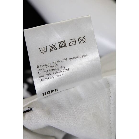 Hope By Ringstrand Soderberg Womens Geometric Tapered Pants Black Gray EU 38 - Picture 5 of 6